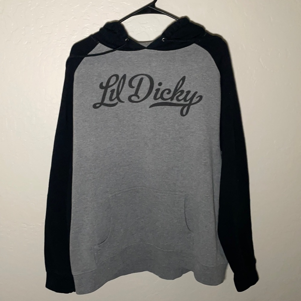 Lil Dicky Men's Gray Rapper Hoodie Size Large